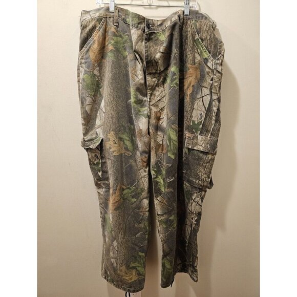 Vintage Liberty Camo Realtree Cargo Pants Adjustable Waist 46-48 L31 (Inseam) - Picture 1 of 12